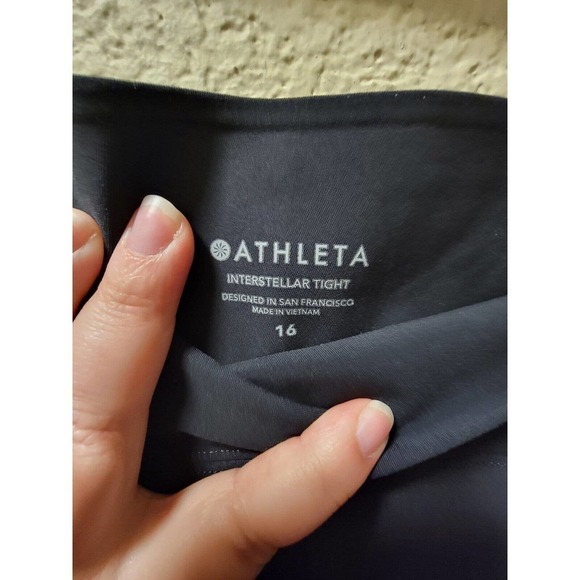 NWOT Athleta Interstellar colorblock tight Sz 16 - Picture 5 of 9